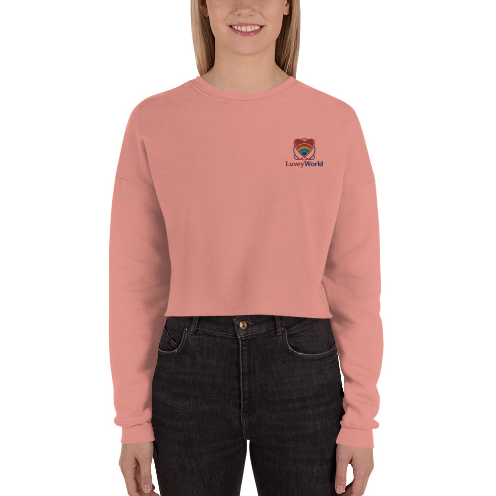 LuveyWorld high Cropped Sweatshirt