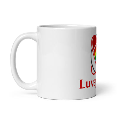 LuveyWorld White glossy mug